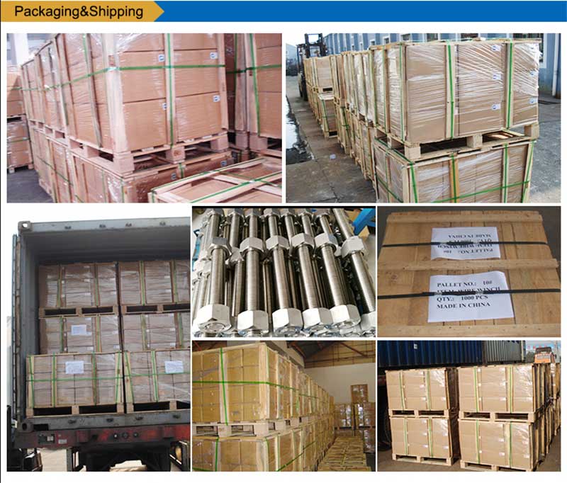 Roostevabast terasest nimekiri-poldid-kruvid-kinnitusdetailid-pakkimine