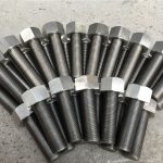 254smo uns s31254 et1.4547 poldid ja mutrid 1-1 / 2 ”-8unx180mm keermevarras