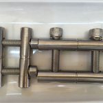 ansi 316ti / et 1.4571, 317l / et 1.4438 roostevabast terasest osade ühendusvarraste seeria